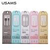 USAMS U-Turn microUSB cable 1mblack/black 2A MICUSBXD01 (US-SJ098)