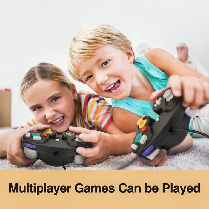 Manette de jeu - YIDENGUK - GameCube - Filaire - Ergonomique - 2 Pack