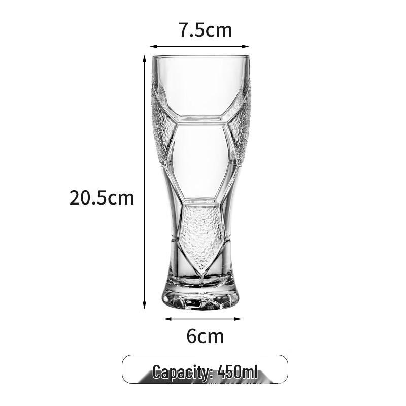 Diamond Glass Craft Beer Mugs