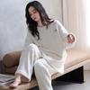 Half Fleece Pajamas For Women, Thickened Fleece To Keep Warm In Autumn And Winter, Coral Fleece Can Be Worn Outside Loungewear
