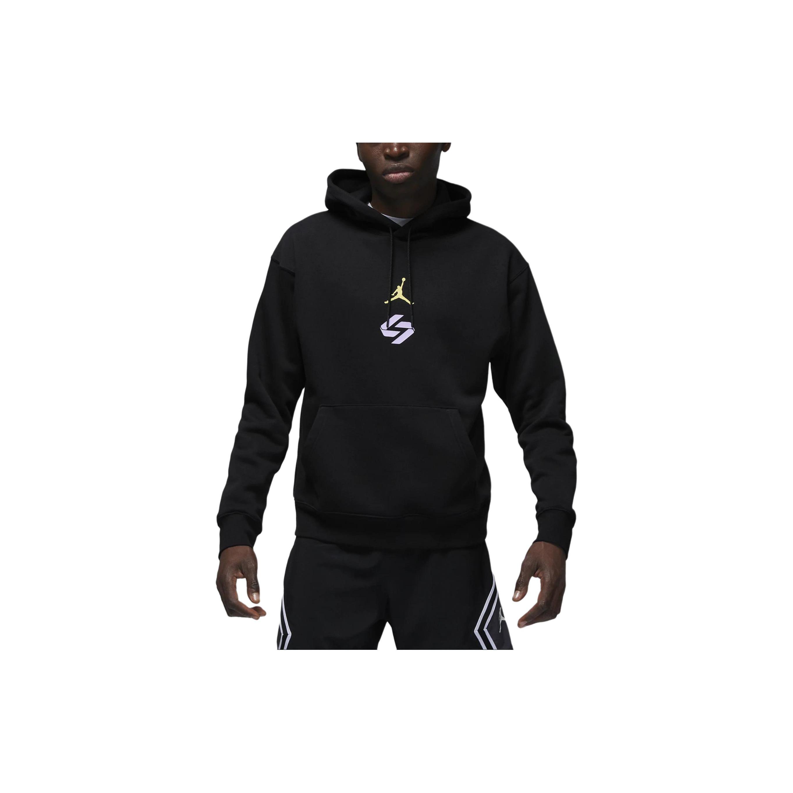 Jordan Luka Sweatshirts Men s Black Hooded Moderate Regular FV3528-010 L