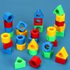 Muster kognitive Formen Zuordnungsspiel Brettspiel Montessori Farberkennung Spielzeug Kindergarten Kinder