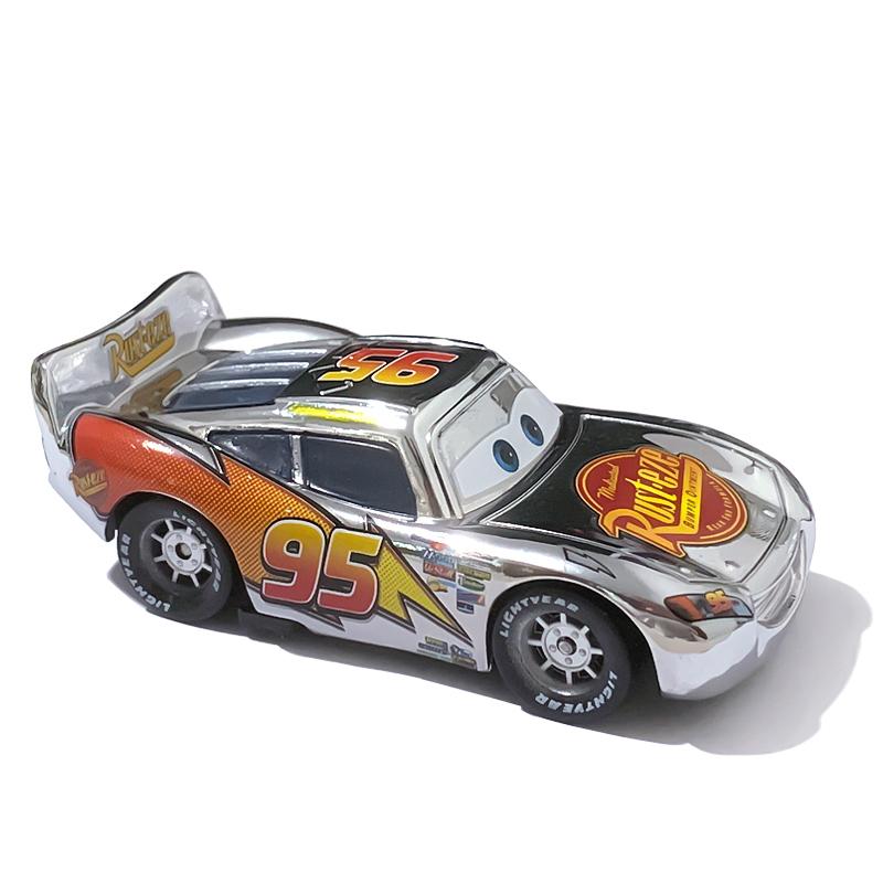 Pixar Auta 3 Bouřlivák Jackson Mickey Blesk McQueen Mack Modelové auto 1:55 Kovová slitina pro tlakové lití Auto Dětské hračky Dárky