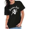 Funny Wine Pun Humor Drinker Bell Fairy Joke Womens Graphic Crewneck T Shirt Tee