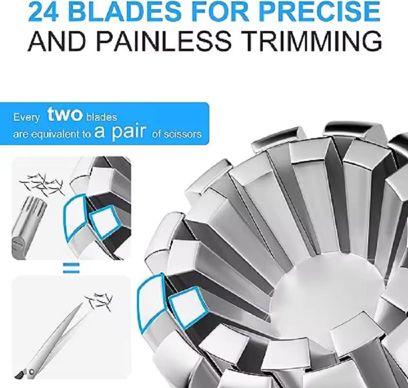 Washable Manual Nose Hair Trimmer For Men And Womens, Stainless Steel, Portable Nose Hair Clipper