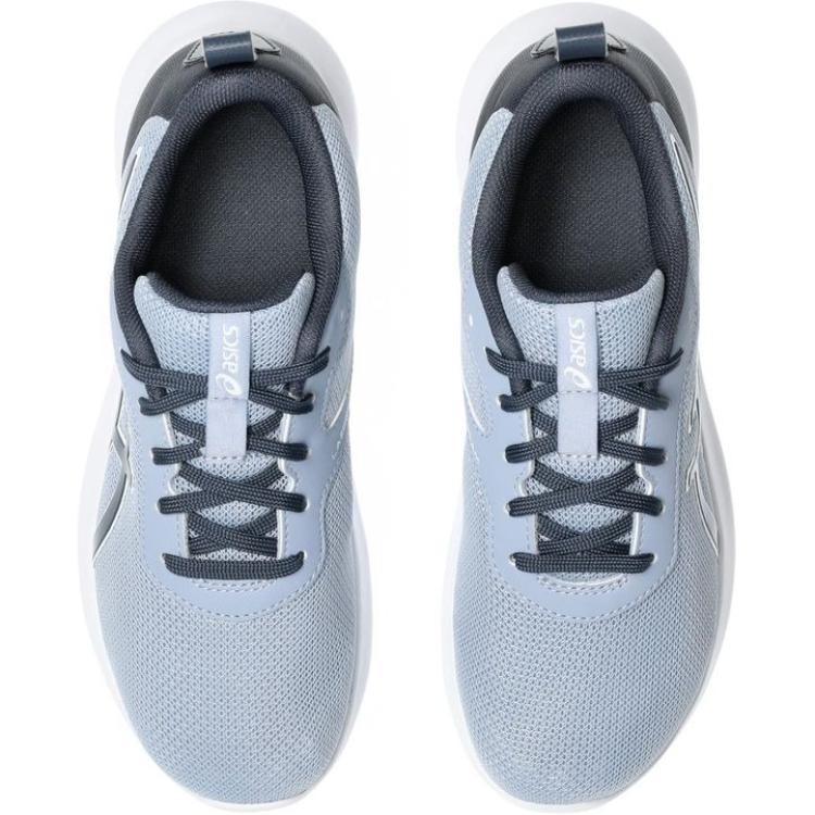 Asics Lazerbeam Flexible Durable Physical Test Stable Comfortable Wear-Resistant Breathable Low-Top Running Shoes Kids Running Shoes Blue 1154A184-401