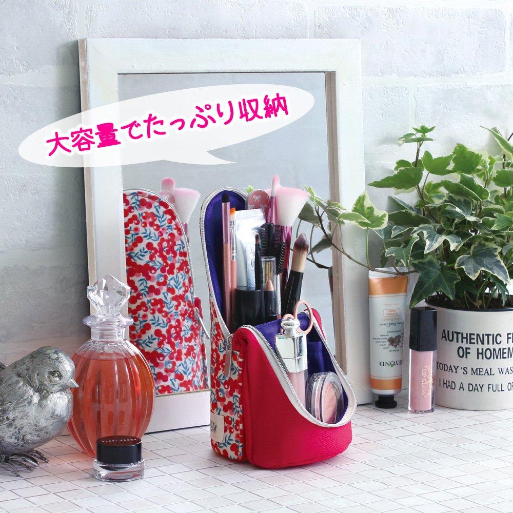 Sonic Standing Smarta Lil Floral Pouch, Print, Red, FD-7169-R