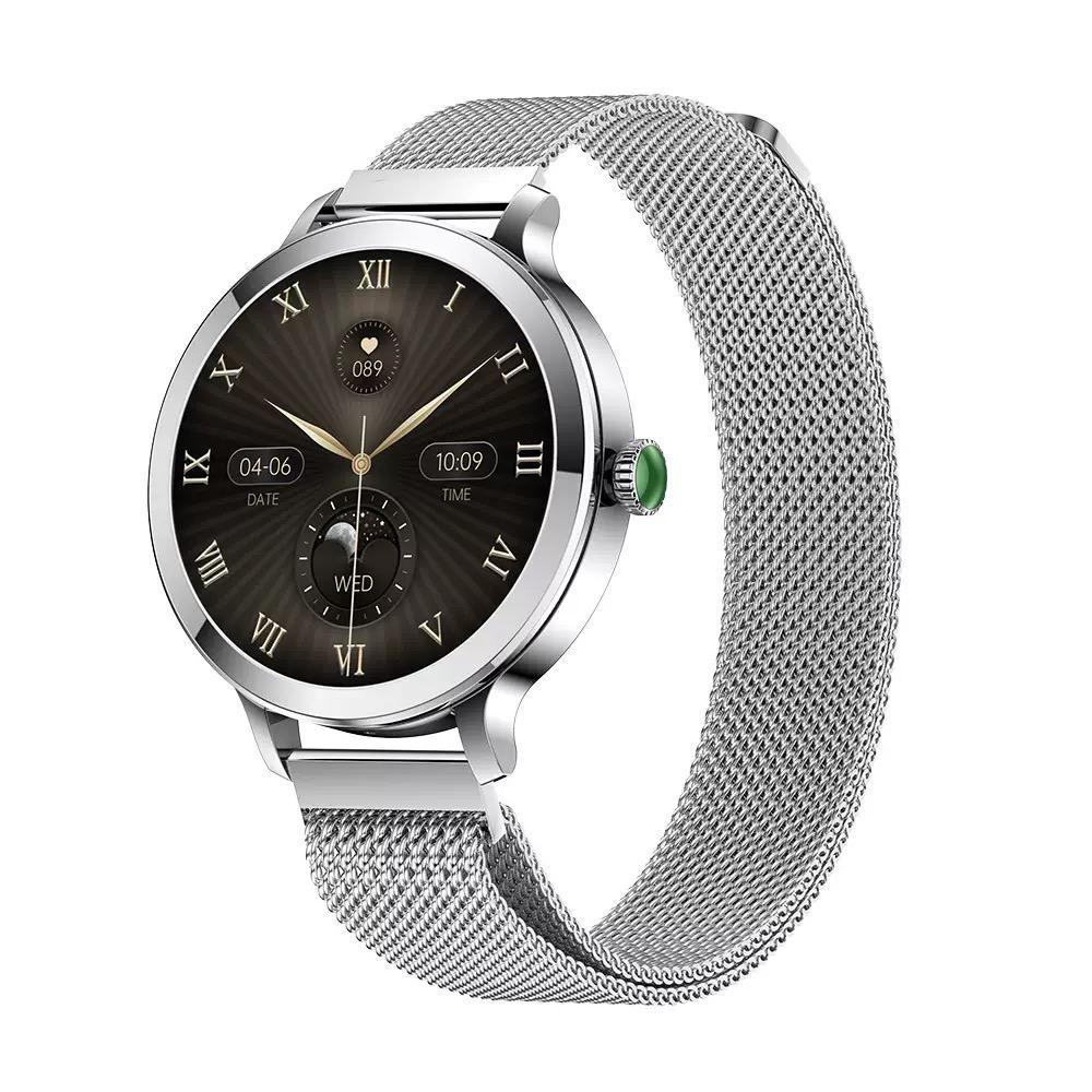 Women Smartwatch AMOLED Bluetooth Call Voice Assistant Healthy Monitoring Sport Waterproof Electronics Smart Watch