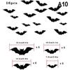 Spooky Halloween Table Runner Black Lace Spider Web Design Tablecloth Fireplace Scarf Haunted House Decor Party Decoration