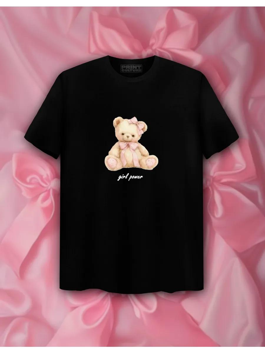 

T-shirt with teddy bear print S