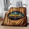 Game World of Warcraft Printed Blanket Kids Warm Flannel Soft and Comfortable Blankets Home travel blanket birthday gift