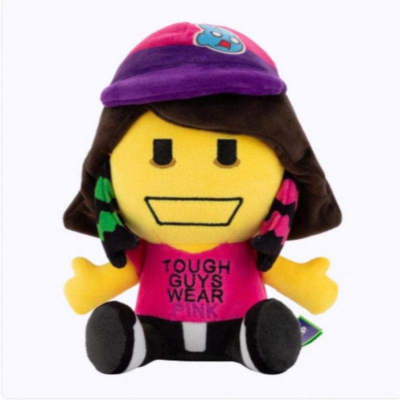 Neues Regretevator Lampert Plüschtier Weiche Stoffpuppe Spielfigur Robuste Typen Tragen Rosa Figur Kissen Geschenk für Kinder Geburtstag Heimdekoration