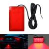 Car Rear Diffuser Spoiler Lip LED Brake Lights Rear Bumper Lip Pilot Lamp For BMW For Benz For VW Universal Car Red White Black