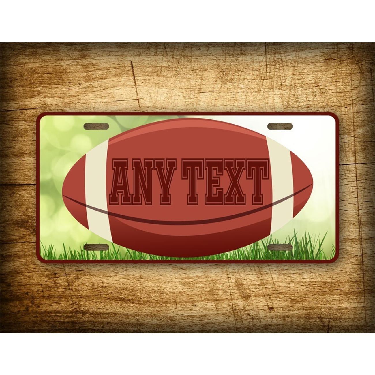 Personalized Football Tin Sign Home Wall Decor белый