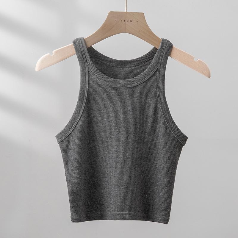 Pure Cotton Markless Outer Vest Spring and Summer New Beautiful Back Wrapping Small Suspender Without Steel Bandeach Inner Top