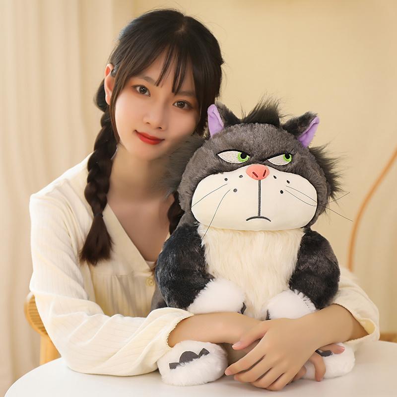 15-65Cm Cute Lucifer Cat Plush Dolls Princess Dream Lucifer Plush Toys Kawaii Cartoon Lucifer Cat Plushie Christmas Gifts