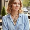 Boho Sweater Chain Ethnic Clothing Pendant Vintage Necklace  Daily Wear
