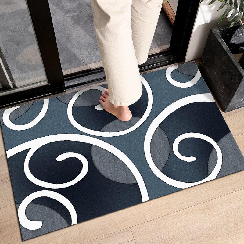 Tappeto d'ingresso in velluto di cristallo, Bagno, Camera da letto, Toilette, Cucina domestica Tappetino assorbente per i piedi, Tappeto per porta d'ingresso, Decorazione per la casa
