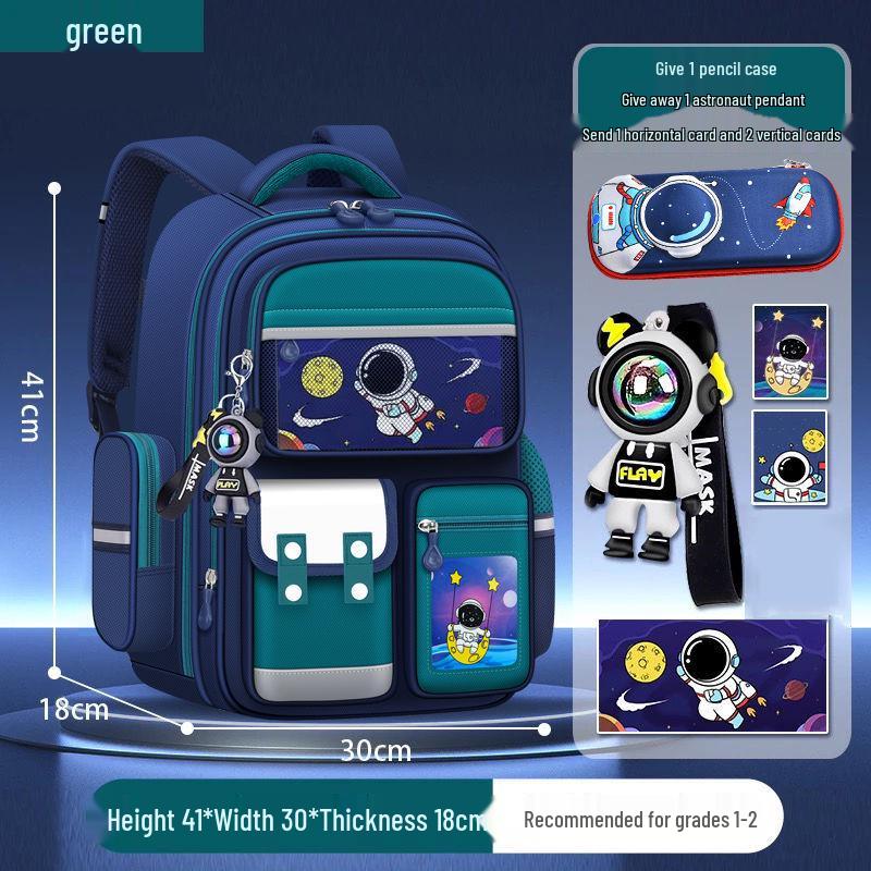 Ultraleichter Jungen-Rucksack mit Rückenstütze für die Klassen 1-6