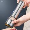 Maomiyoupin Stainless Steel Pepper Grinder, Manual Pepper Mill, Black Pepper Powder Maker,  Peppercorn Grinder, Sea Salt Shaker