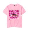 K-Pop Lovci démonů Saja Boys Potištěná trička Dámská Pánská Krátký rukáv Vtipné Tričko s kulatým výstřihem Ležérní Letní topy