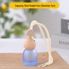 Frosted Glass Car Diffuser Bottle with Lanyard for Essential Oils - Refillable and Ideal for Home or Wardrobe Decor.