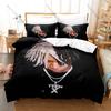 Cool Graphic Ken Carson Playboi Carti Opium Label Rage Rap Bedding Set Duvet Cover With 2 Pillowcases Teen Eboy Goth Bedroom Dec