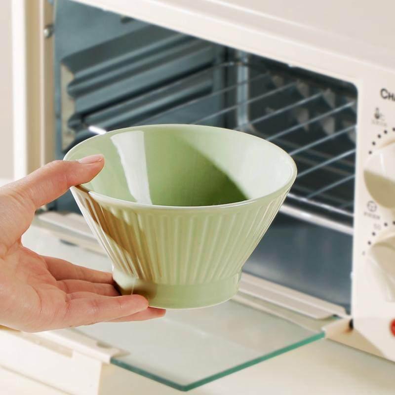 Nordic Cream Style 5-Inch Ceramic Straw Hat Bowl - Small Soup/Eating Bowl