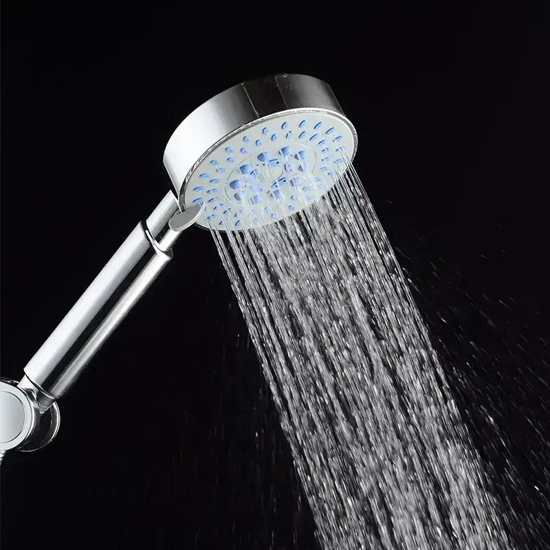 Pressure Boost Shower Head Multifunction Adjustable Large Water Yield Shower Nozzle Massage Shower Bathroom Accessory