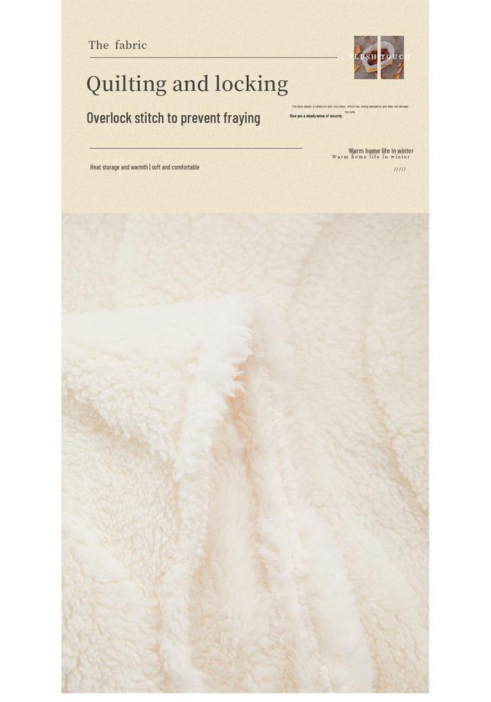 Cream Velvet Non-slip Sofa Cover - Cat Scratch Resistant, All-Season, Fully Enclosed Cushion Protector.