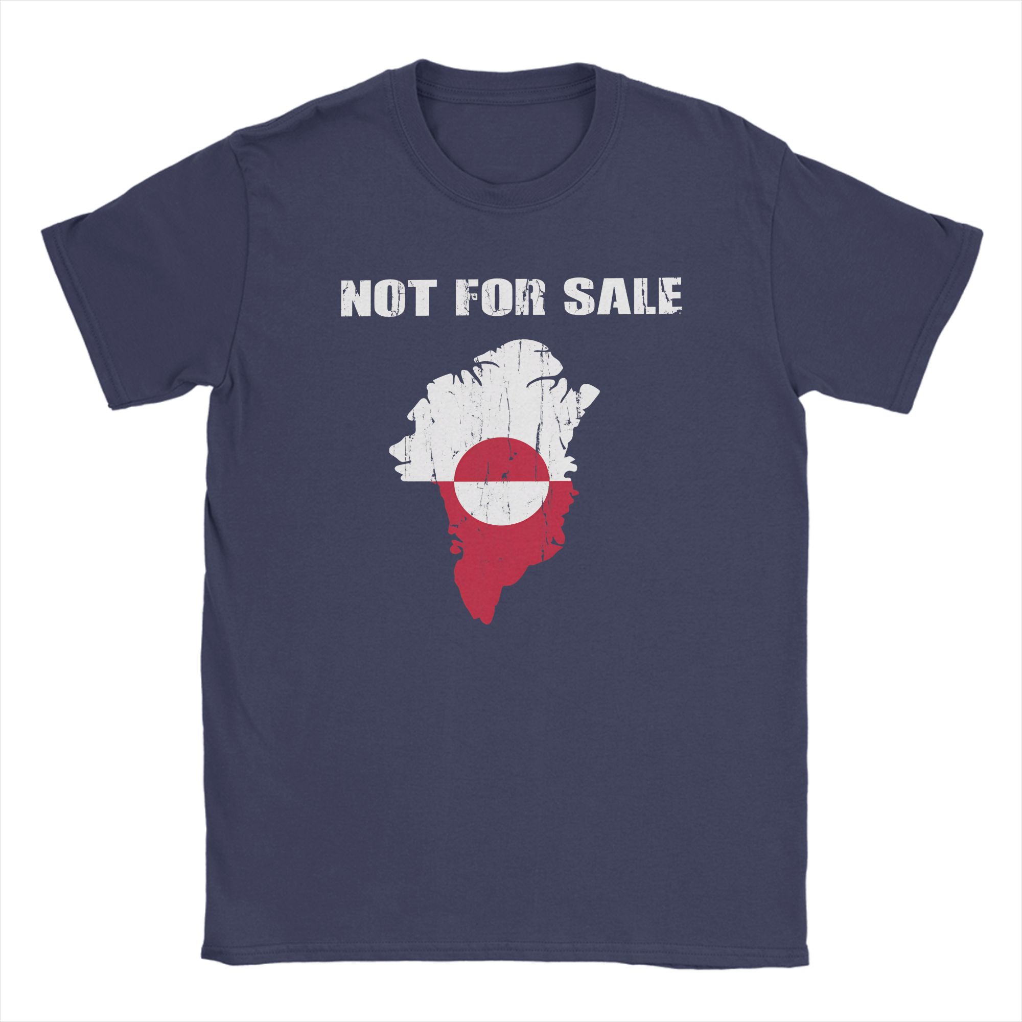 

Greenland Not For Sale TShirts Men Funny Cotton Tees Crew Neck Short Sleeve T Shirt Printed Clothing 4XL