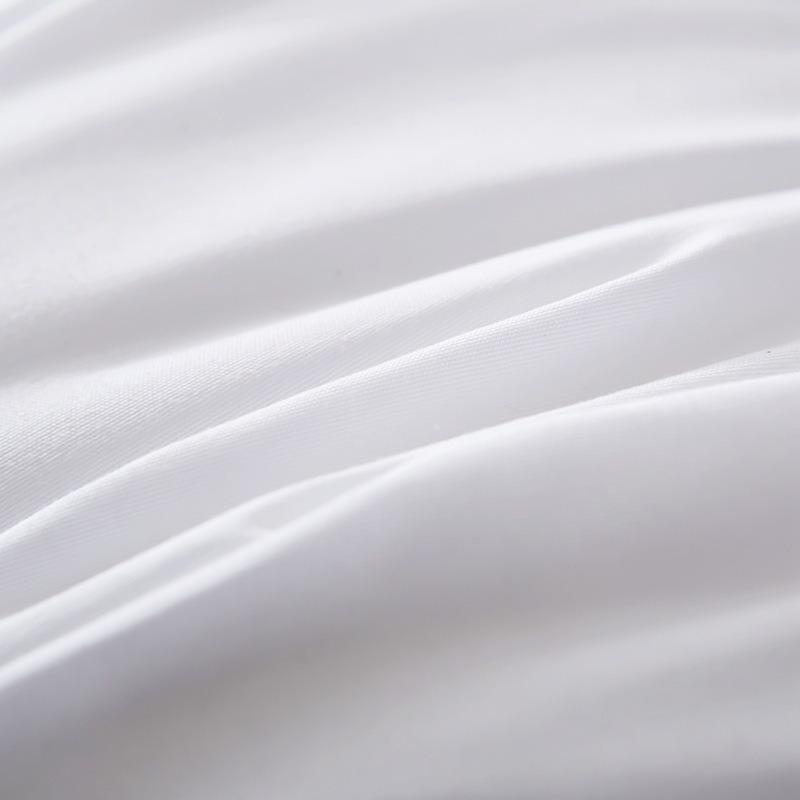 Cotton Back 1pc Bounce White Pillow Solid Soft Comfortable Bedroom Bed Sleep Pillow