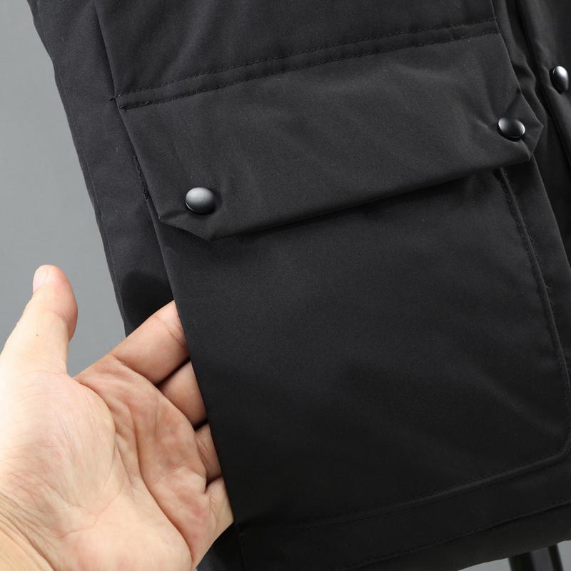 Plus Size L-7XL Winter Men's Sleeveless Jackets Hooded Casual Thick Warm Vest Man Outerwears