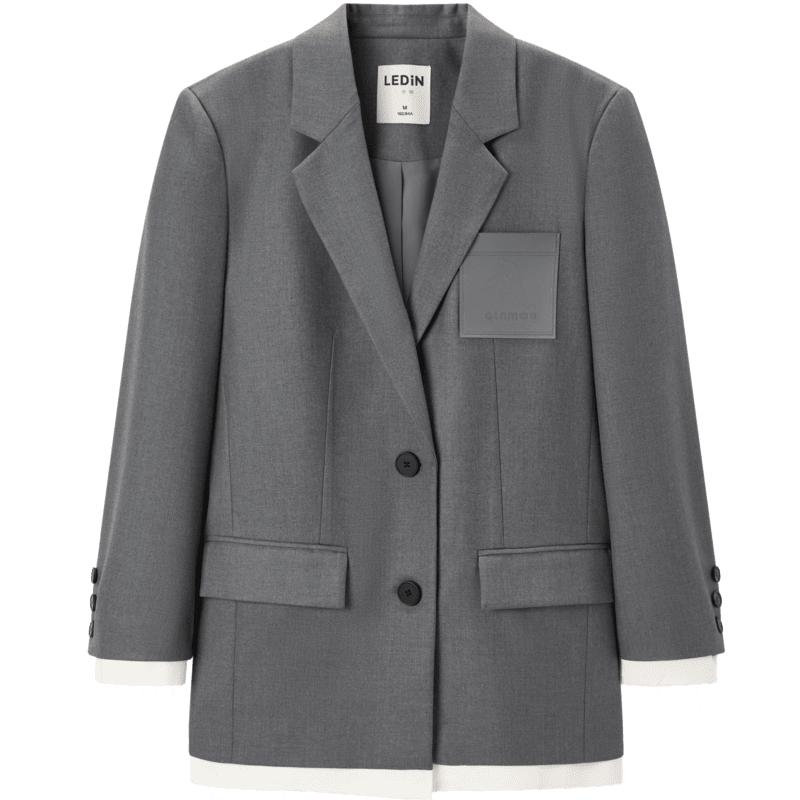 Минималистичный блейзер Ledian свободного кроя S