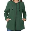 Women's Lightweight Zip-up Hooded Windbreaker Jacket Thin Outdoor Windproof Outerwear