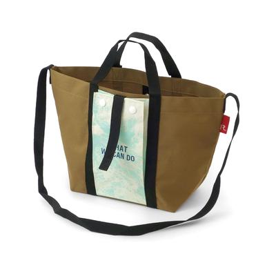 Fishing Net Nylon Mini Tote Bag ALLIANCE FOR THE BLUE RT Deli 2way AFB Fnet 9634 [Routeto] (Brown)