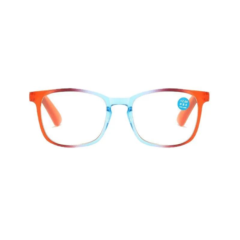 Vintage Rainbow Reading Glasses Women For Men Myopia Customize Prescription Anti Blue Light Blocking Optical Eyeglasses Frames