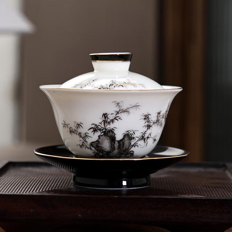 Tang Hui Jade Porcelain Gaiwan Tea Cup
