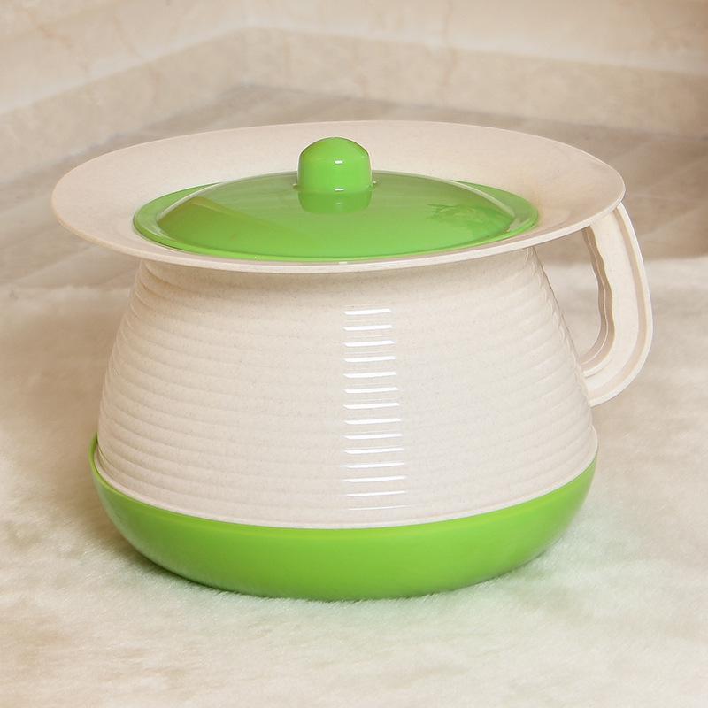 

Colorful Infant & Toddler Potty with Lid: Sturdy Plastic Urinal Basin зелёный