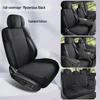 25 JiKe 009 All-Season Suede Car Seat Cushion with Full Coverage Ventilation for Sixth and Seventh Seats