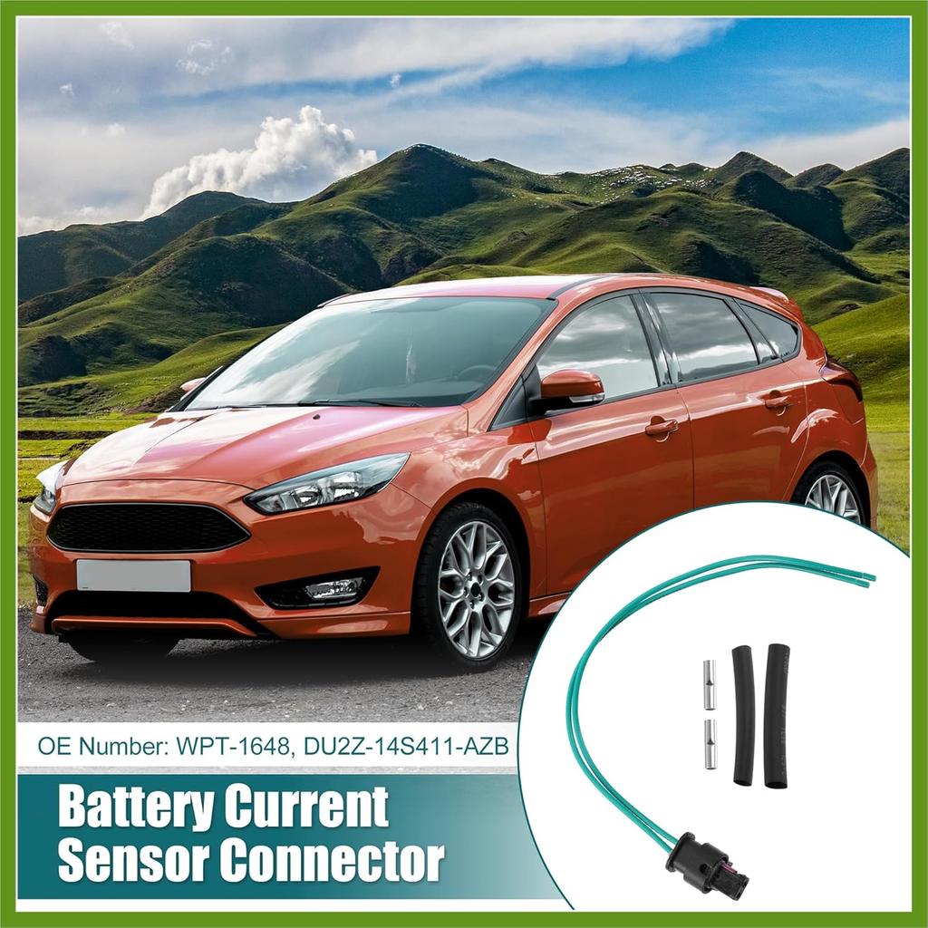 Battery Current Sensor Connector WPT-1648 DU2Z-14S411-AZB for Ford Focus 2012-2018 for Ford for Mustang 2016 Replace Parts Vehicle Components