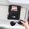 -Car Visor Storage Bag ID Card Glasses Organized Clip For BMW E46 E90 E60 F30 F10 E39 E36 F20 G20 G30 E92 E87 E91 X5 E70 F11 E30
