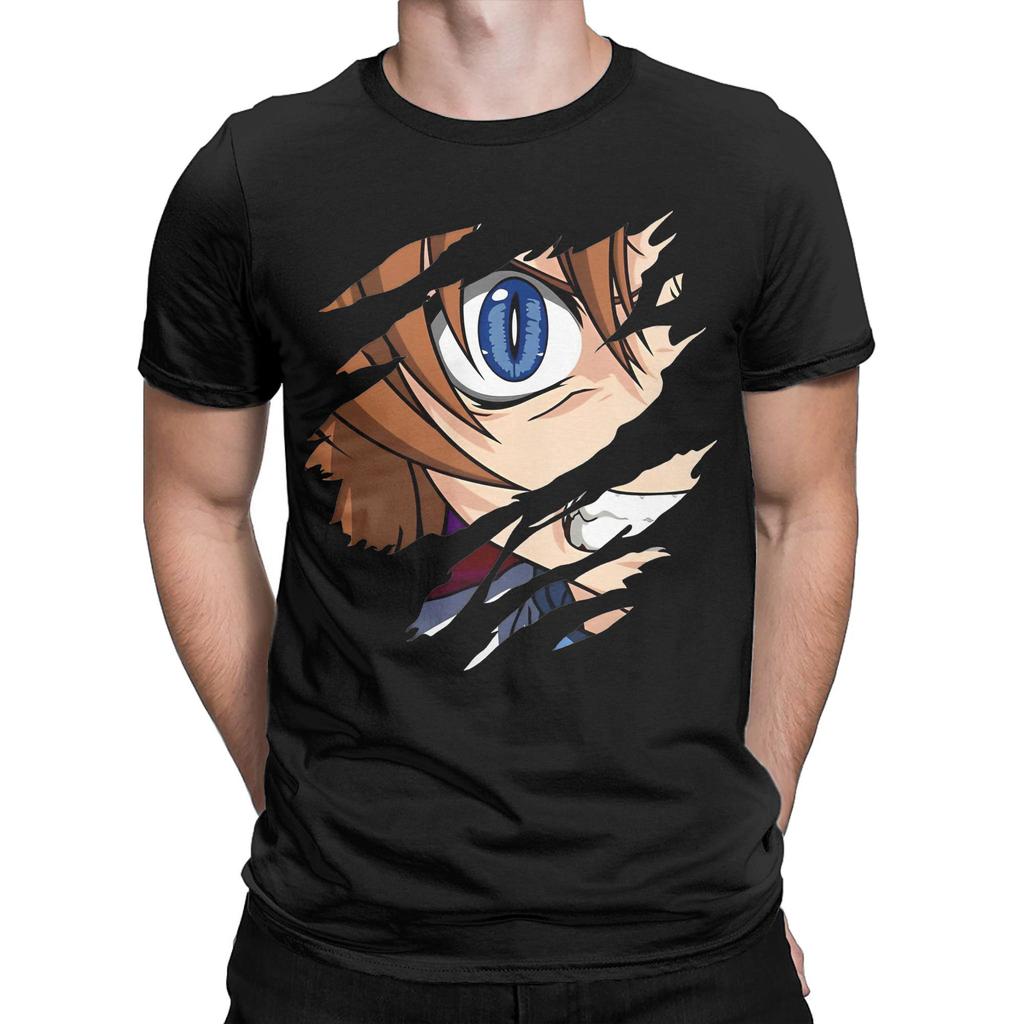 Graficzny Nadruk Anime Rena Ryuugu Inspirowany T-shirt dla Mężczyzn Kobiet Czysta Bawełna Koszulki z Krótkim Rękawem Top