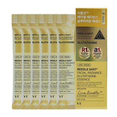 Kosmetik in Korea – VT Riddleshot Facial Radiance Glutathione Essence 2 ml (0,06 fl.oz.) X 6 Stück (3 Optionen)