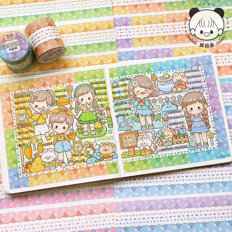 1pcs/1lot Decorative Adhesive tapes Lace limited Masking Tapes cartoon diary Scrapbooking Scrapbooking Stickers