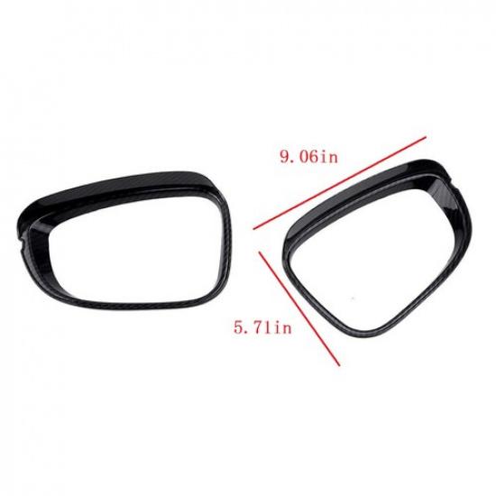 Carbon Fiber Side Mirror Rain Eyebrow Cover Trim For Honda Accord 10th 2018-