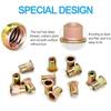200Pcs 1/4"-20 UNC  ,  Plated Carbon Steel Threaded  Insert Ert Riv Kit