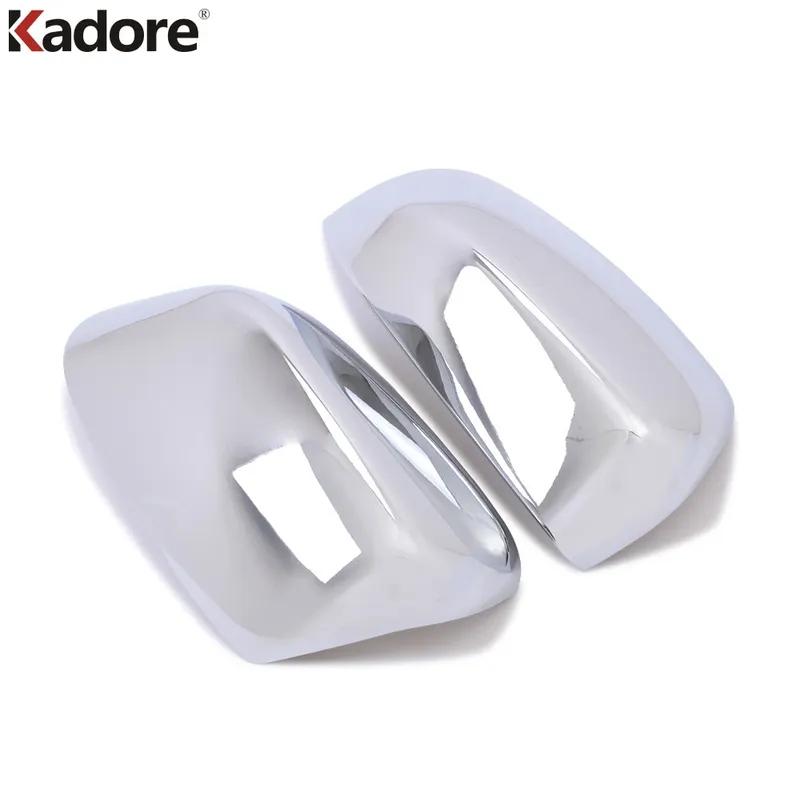 For Jeep Compass 2017 2018    Chrome Car Rearview Mirror Cover Trim Side Wing Mirrors Cap Shell Accessories