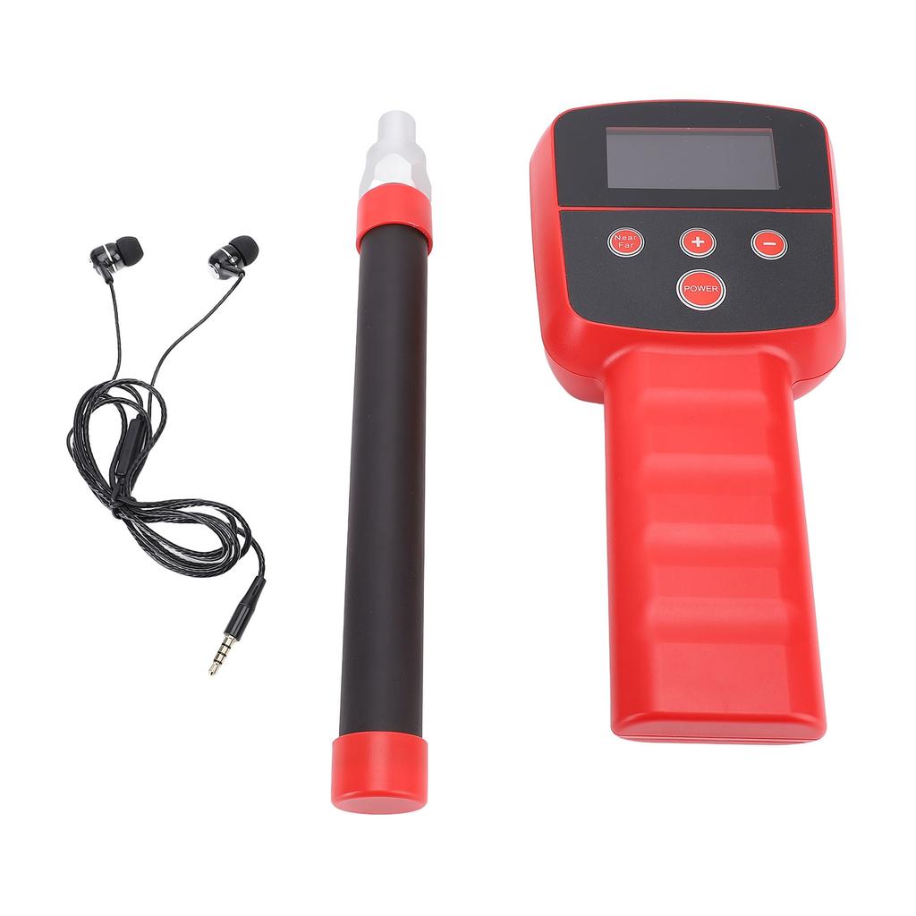 512Hz Underground Pipe Locator Water Resistant Portable LED Display Pipe Inspection Locator for Pipeline Blocking