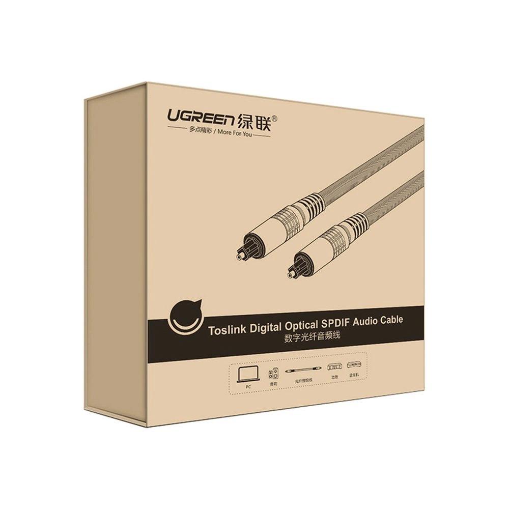 Ugreen AV108 Optical Toslink/SPDIF Audio Cable 2m - Gray
